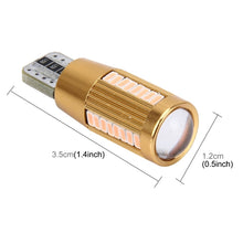 Load image into Gallery viewer, 2 PCS T10 2W 180 LM 5500K Constant Current Car Clearance Light with 38 SMD-3014 Lamps, DC 12-16V, 38 SMD-3014 Lamps, T10+2W Blue Light