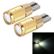 Load image into Gallery viewer, 2 PCS T10 2W 180 LM 5500K Constant Current Car Clearance Light with 38 SMD-3014 Lamps, DC 12-16V, 38 SMD-3014 Lamps, T10+2W Blue Light