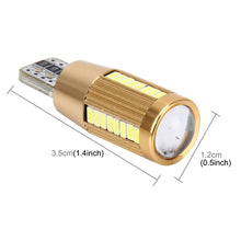Load image into Gallery viewer, 2 PCS T10 2W 180 LM 5500K Constant Current Car Clearance Light with 38 SMD-3014 Lamps, DC 12-16V, 38 SMD-3014 Lamps, T10+2W Blue Light