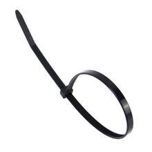 Load image into Gallery viewer, 500 PCS 5mm*250mm Nylon Cable Ties, 5mm*250mm Black, 5mm*250mm White