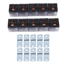 Load image into Gallery viewer, 10 PCS JD-1914 80 AMP 12V Waterproof Car Auto Five Plugs Relay with Warning Light, 80A with Light