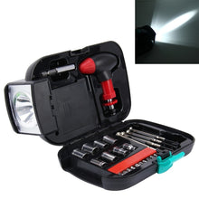 Load image into Gallery viewer, 24 PCS Portable Flashlight Tool Box Set - Portable Auto, Home, Emergency Tool Kit with Flashlight, 24 PCS with Flashlight