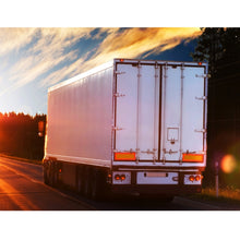 Load image into Gallery viewer, Car Auto Aluminum 55cm × 19cm Rear Warning Sign Sticker for Truck and Van, 55cm × 19cm