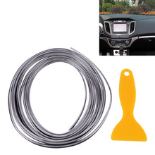 Load image into Gallery viewer, 5m Flexible Trim For DIY Automobile Car Interior Exterior Moulding Trim Decorative Line Strip with Film Scraper
