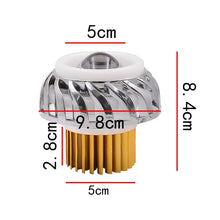 Load image into Gallery viewer, Motorcycle 30W DC 12V-85V LED Headlight Lens Built-in Whirlwind Double Aperture Angle Eyes + Devil Eye, Red Light (Whirlwind), Pink Light (Whirlwind), Blue Light (Whirlwind)