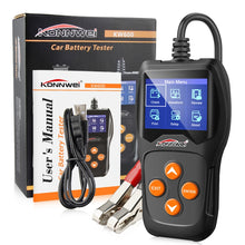 Load image into Gallery viewer, KONNWEI KW600 Auto Battery Analyzer 100 to 2000CCA Car Tester 12V 2.4 inch Digital Color Screen Cranking Charging Car Diagnostic, KW600
