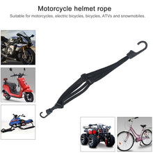 Load image into Gallery viewer, Motorcycle Elastic Fix Helmet Rope with 2 Hooks, Length: 60cm, Elastic Fix Helmet Rope