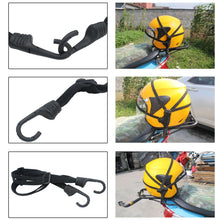 Load image into Gallery viewer, Motorcycle Elastic Fix Helmet Rope with 2 Hooks, Length: 60cm, Elastic Fix Helmet Rope