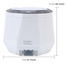 Load image into Gallery viewer, OUSHIBA Car Auto C3 Mini Multi-function Rice Cooker 12V 1.3L Volume for Rice Soup Noodles Vegetable Dessert, White, Pink, Green