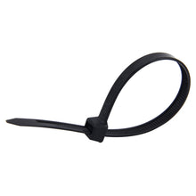 Load image into Gallery viewer, 100pcs /Pack 8mm*200mm Nylon Cable Ties, 8mm*200mm Black