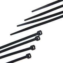 Load image into Gallery viewer, 500pcs /Pack 4mm*300mm Nylon Cable Ties, 4mm*300mm Black