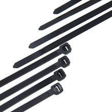Load image into Gallery viewer, 250pcs /Pack 5mm*300mm Nylon Cable Ties, 5mm*300mm Black, 5mm*300mm White