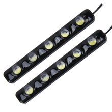 Load image into Gallery viewer, 2 PCS 5W 150 LM 6000K DRL Daytime Running Light with 5 SMD-5050 Lamps, DC 12V, 5W