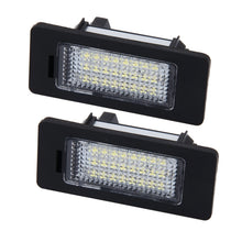 Load image into Gallery viewer, 2 PCS License Plate Light with 24 SMD-3528 Lamps for BMW E81/E82/E90/E91/E92/E93/E60/E61/E39 (White Light), For BMW