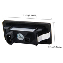 Load image into Gallery viewer, 2 PCS License Plate Light with 24 SMD-3528 Lamps for BMW E81/E82/E90/E91/E92/E93/E60/E61/E39 (White Light), For BMW