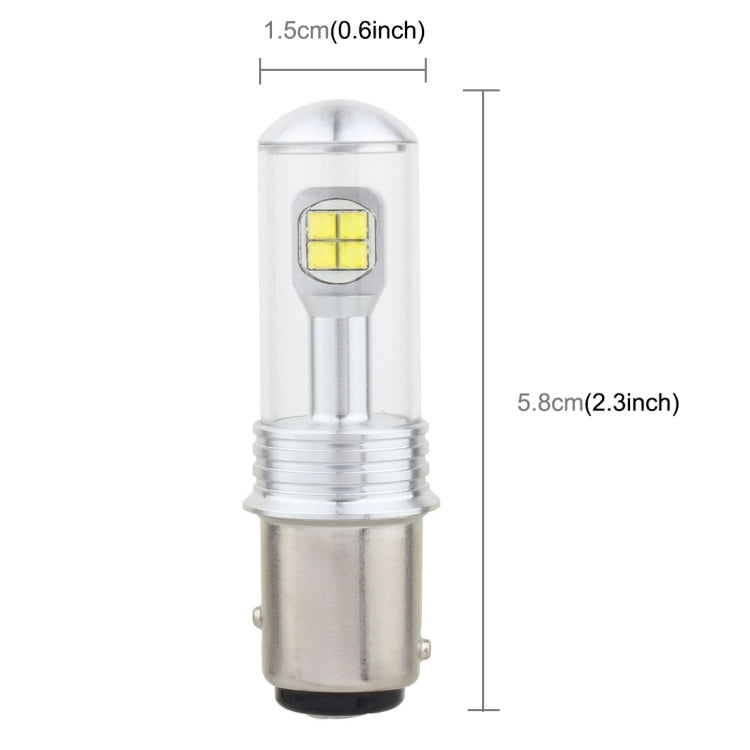 2 PCS  1157/BAY15D 40W 800 LM 6000K Car Turn Light Backup Light Brake Light with 8 CREE Lamps, DC 12V, 1157
