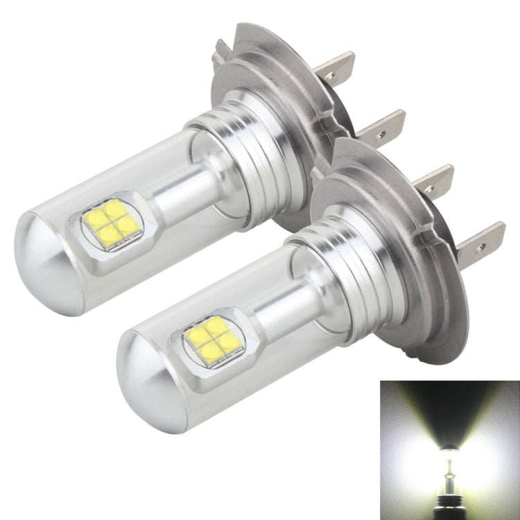2 PCS  H7 40W 800 LM 6000K 8 CREE LEDs Car Fog Lights, DC 12V, H7
