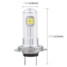 Load image into Gallery viewer, 2 PCS  H7 40W 800 LM 6000K 8 CREE LEDs Car Fog Lights, DC 12V, H7