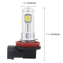 Load image into Gallery viewer, 2 PCS  H8/H11 40W 800 LM 6000K 8 CREE LEDs Car Fog Lights, DC 12V, H8/H11