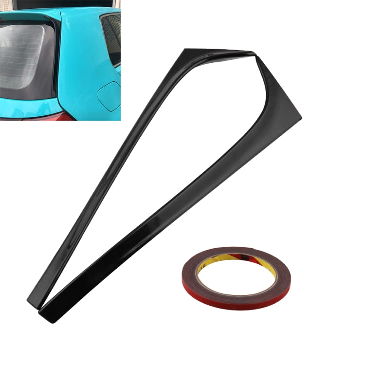 Car-styling ABS Gloss Black Rear Wing Side Spoiler Lip for Volkswagen Golf 7 MK7 2014-2017, Side Spoiler Lip for Volkswagen Golf 7 MK7 2014-2017