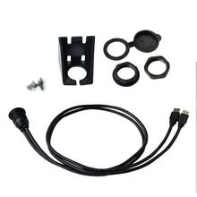 Load image into Gallery viewer, 1m Flush Mount USB 3.0 Dock Car Ship Motorcycle Dashboard Panel Male to Female Data Waterproof Extension Cord, For Cable Length: 1m