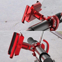 Load image into Gallery viewer, Motorcycle Aluminum Alloy Mobile Phone Bracket with Hook, Suitable for 4-6.5 inch Phones