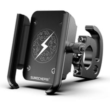 Load image into Gallery viewer, Motorcycle Aluminum Alloy Mobile Phone Bracket with Hook, Suitable for 4-6.5 inch Phones