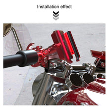 Load image into Gallery viewer, Motorcycle Aluminum Alloy Mobile Phone Bracket with Hook, Suitable for 4-6.5 inch Phones