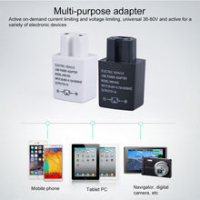 Load image into Gallery viewer, Electrical Motorcycle 36-80V 2A Double Port USB Mobile-phone Charger Adapter, 36-80V 2A