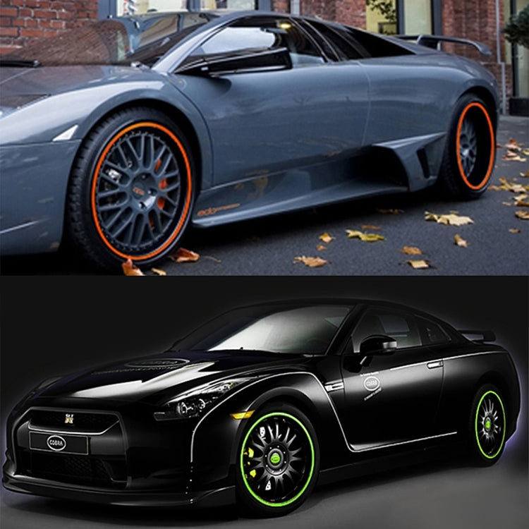 Universal Decorative Scratchproof Stickup 8M Flexible Car Wheel Hub TRIM Mouldings Shining Decoration Strip, 8m Shining, 8m