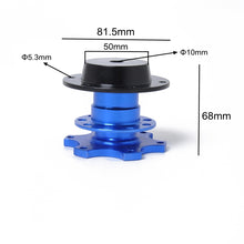 Load image into Gallery viewer, Universal Aluminum Car Steering Wheel Quick Release HUB Racing Adapter Snap Off Boss Kit, A1565