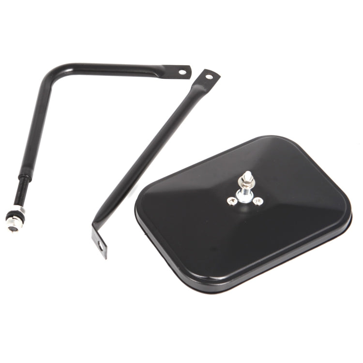 2 PCS Car Door Off Side View Mirror Rectangular Reversing Mirrors for Jeep Wrangler JL 2018, For Jeep Wrangler JL 2018