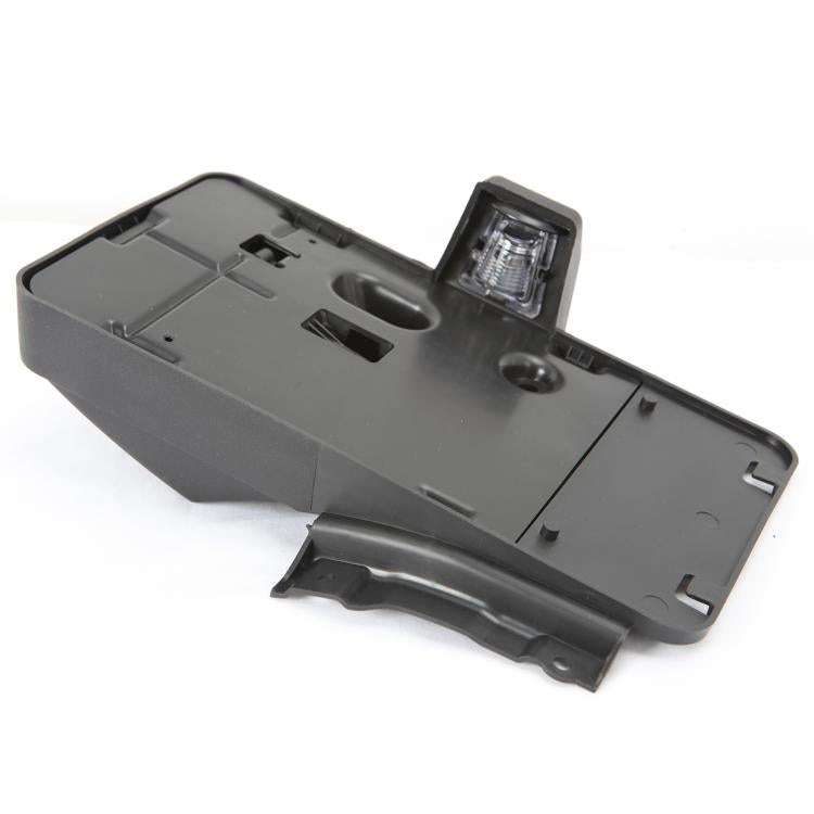 Car Tail Rear License Plate Frame Number Holder Mounting Bracket with Light for Jeep Wrangler JK 2007-2017, Rear License Plate Frame