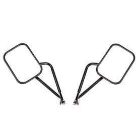 2 PCS Car Door Off Side View Mirror Rectangular Reversing Mirrors for Jeep Wrangler JK 2007-2017, For Jeep Wrangler JK 2007-2017