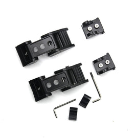 2 PCS Car Three Holes Hood Latch Locking Catch Buckle Engine Cover for Jeep Wrangler JK 2006-2017, Jeep Wrangler JK 2006-2017(Three Holes)