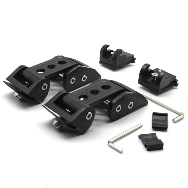 2 PCS Car Three Holes Hood Latch Locking Catch Buckle Engine Cover for Jeep Wrangler JK 2006-2017, Jeep Wrangler JK 2006-2017(Three Holes)