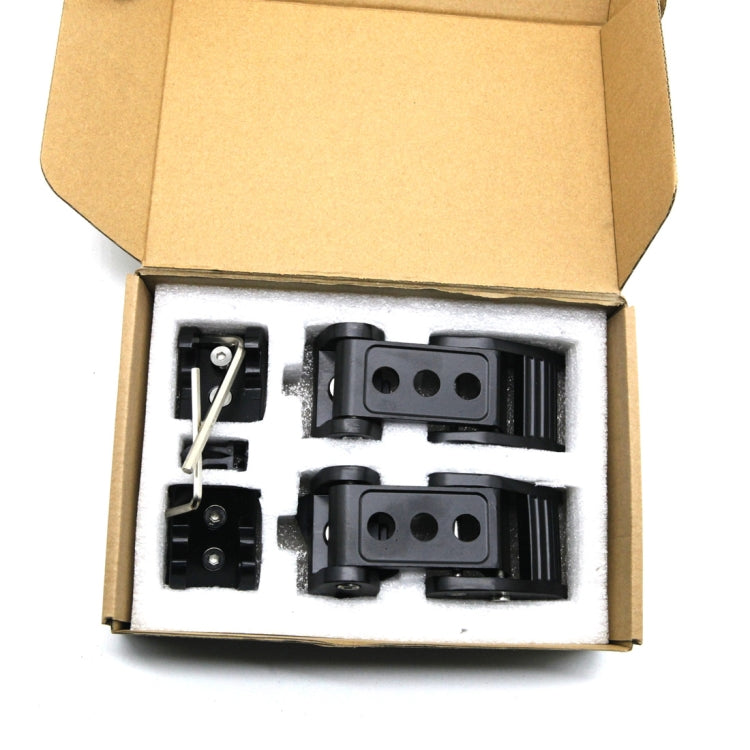 2 PCS Car Three Holes Hood Latch Locking Catch Buckle Engine Cover for Jeep Wrangler JK 2006-2017, Jeep Wrangler JK 2006-2017(Three Holes)