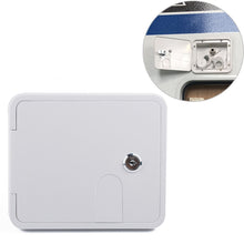 Load image into Gallery viewer, White Water Inlet Integrated Fill Dish Hatch Lock for RV Trailer Camper, A1063