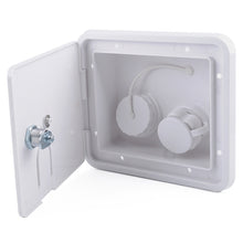 Load image into Gallery viewer, White Water Inlet Integrated Fill Dish Hatch Lock for RV Trailer Camper, A1063