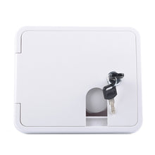 Load image into Gallery viewer, White Water Inlet Integrated Fill Dish Hatch Lock for RV Trailer Camper, A1063