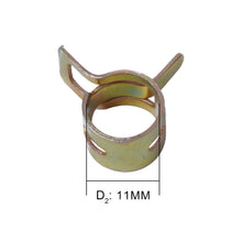 Load image into Gallery viewer, 10 PCS 11mm Car Spring Clip Fuel Line Hose Clip Water Pipe Air Tube Clamp Fastener, 10 PCS 11mm