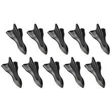 Load image into Gallery viewer, 10 PCS Universal Car Black Shark Fin Diffuser Vortex Generator Roof Spoiler, Black