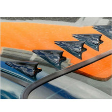 Load image into Gallery viewer, 10 PCS Universal Car Black Shark Fin Diffuser Vortex Generator Roof Spoiler, Black
