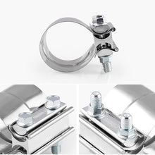 Load image into Gallery viewer, 2.5 inch Car Turbo Exhaust Downpipe Stainless Steel Lap Joint Band Clamp, 2.5 inch