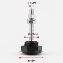 Load image into Gallery viewer, Car Mini Stainless Steel Quick-pins Push Button Billet Hood Pins Lock Clip Kit, Mini Stainless Steel (Black), Mini Stainless Steel (Silver)