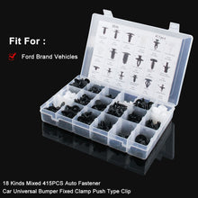 Load image into Gallery viewer, 415 PCS Car Retainer Clips Assortment Car Panel Trim Plastic Fasteners Rivet Clips Set, 415 PCS