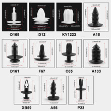 Load image into Gallery viewer, 415 PCS Car Retainer Clips Assortment Car Panel Trim Plastic Fasteners Rivet Clips Set, 415 PCS
