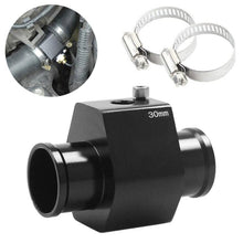 Load image into Gallery viewer, Car Water Temperature Meter Temperature Gauge Joint Pipe Radiator Sensor Adaptor Clamps for Honda, Size: 34mm, 28mm (Black), 30mm (Black), 32mm (Black), 36mm (Black), 38mm (Black), 40mm (Black), 34mm (Black)
