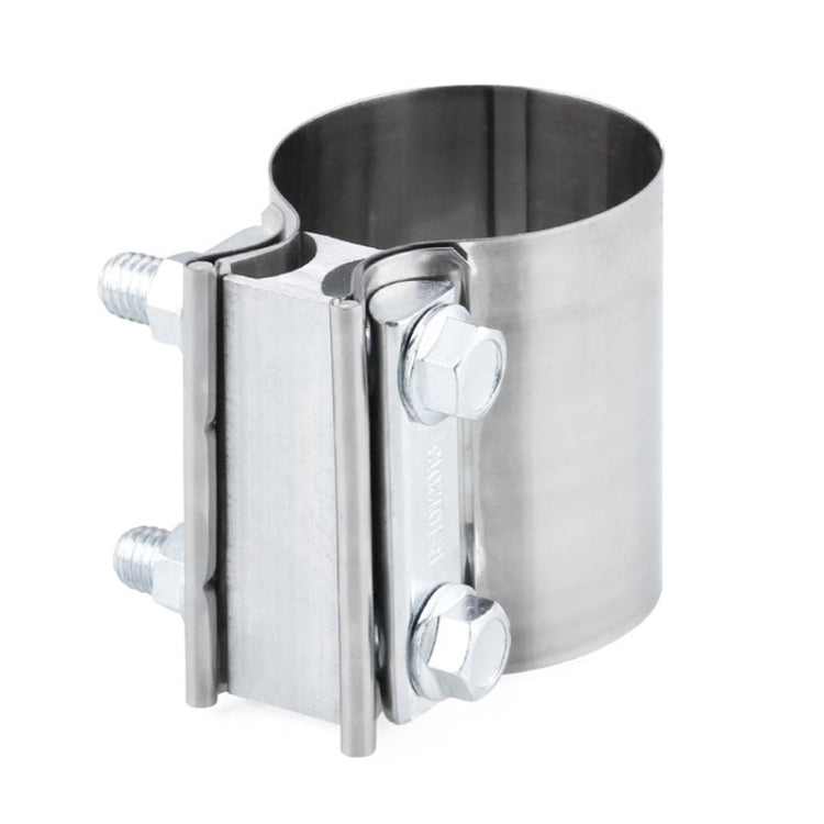 2.5 inch 63mm Car Turbo Exhaust Downpipe Stainless Steel Lap Joint Band Clamp, 2.5 inch