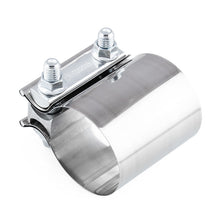 Load image into Gallery viewer, 2.5 inch 63mm Car Turbo Exhaust Downpipe Stainless Steel Lap Joint Band Clamp, 2.5 inch